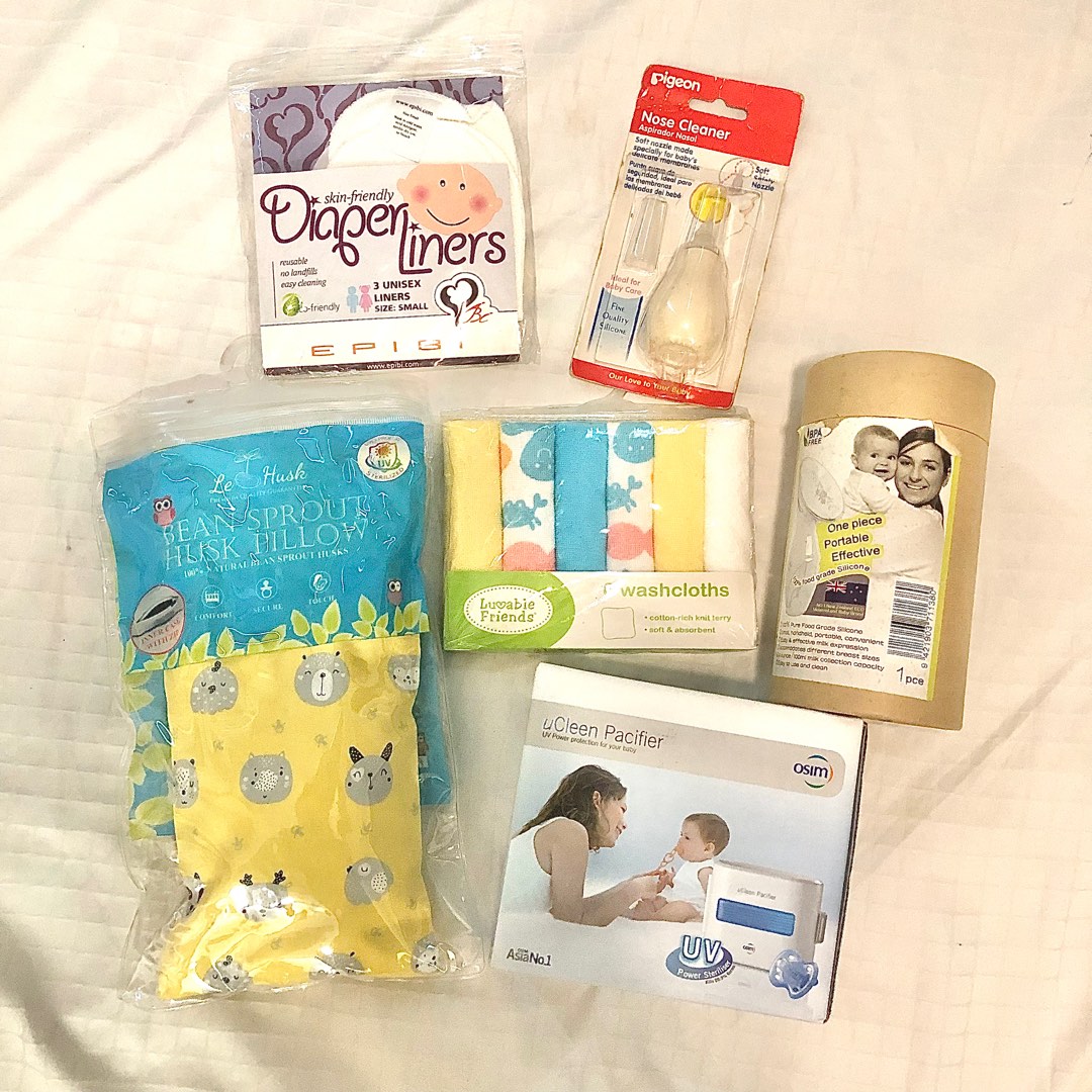 Huggies Little Swimmers Swim Diaper, Luvable Washcloth, Osim Ucleen UV ...