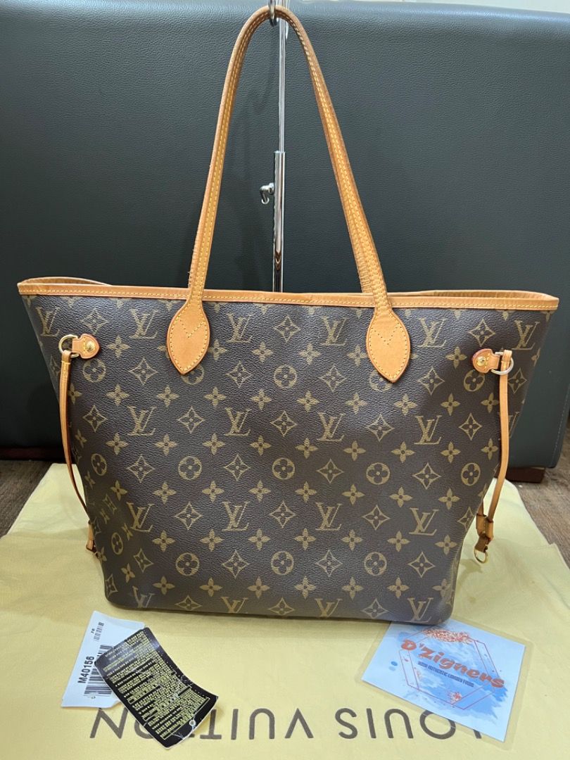 LOUIS VUITTON M40156 NEVERFULL MM MONOGRAM CANVAS, Luxury, Bags & Wallets  on Carousell