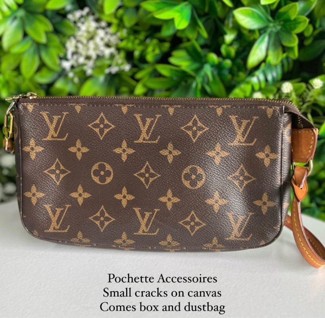 LV Eva Pochette, Luxury, Bags & Wallets on Carousell