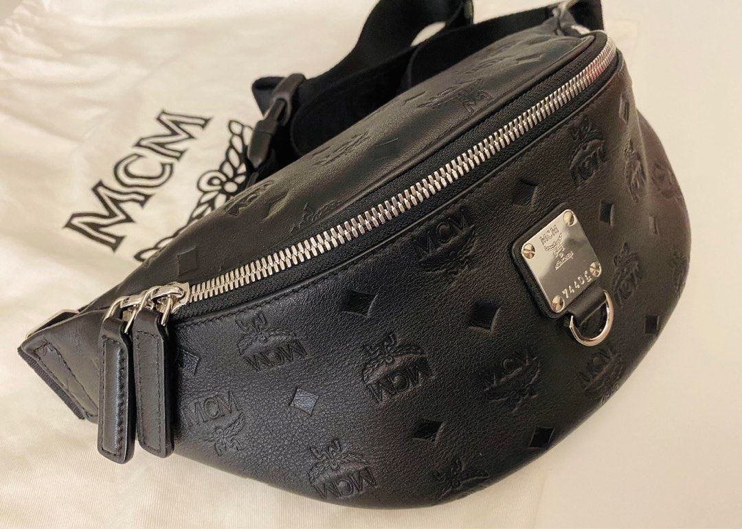 Mcm monogram sales belt bag