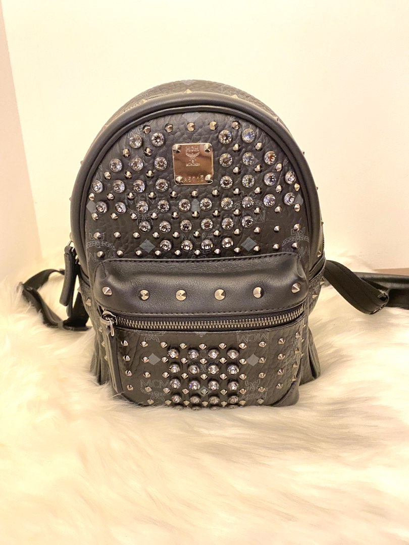 MCM Stark Diamond Swarovski Backpack Women s Fashion Bags