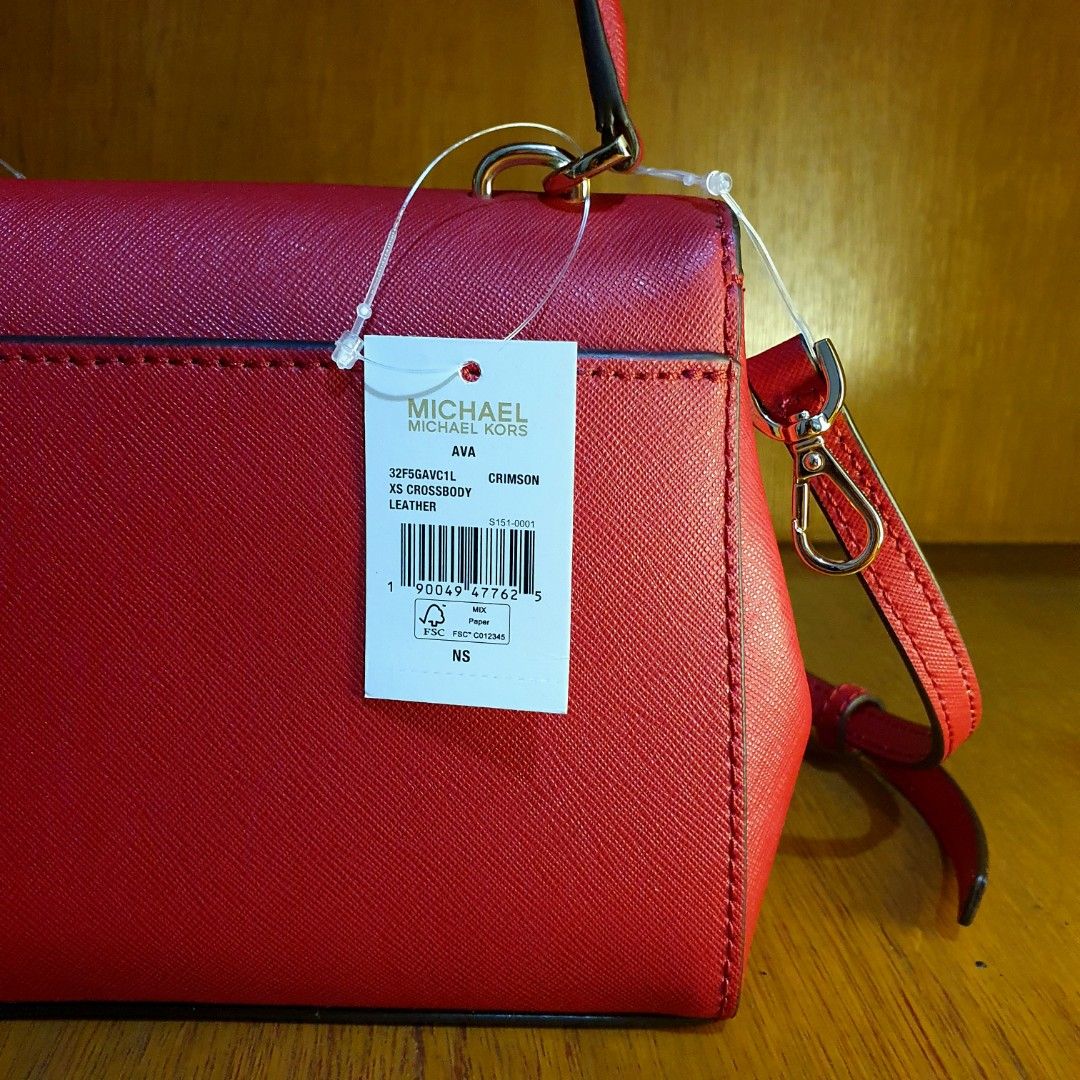 Michael Kors Beige Saffiano Leather Ava Extra Small Top Handle Bag Michael  Kors