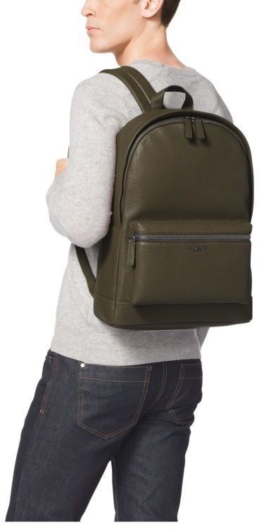 Michael kors shop bryant leather backpack
