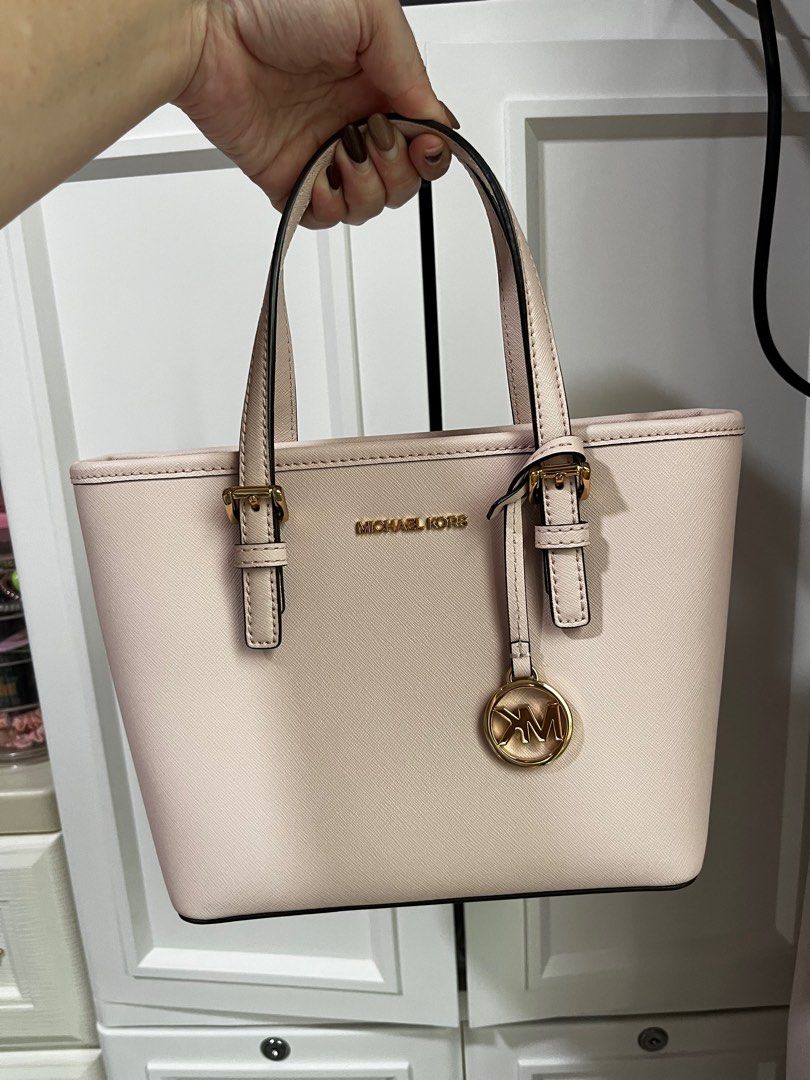 Micheal Kors pink small tote bag, Women's Fashion, Bags & Wallets, Tote Bags  on Carousell