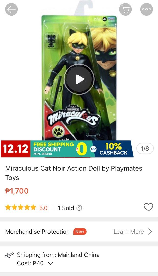  Miraculous Cat Noir Action Doll, Hobbies & Toys, Toys & Games on Carousell 