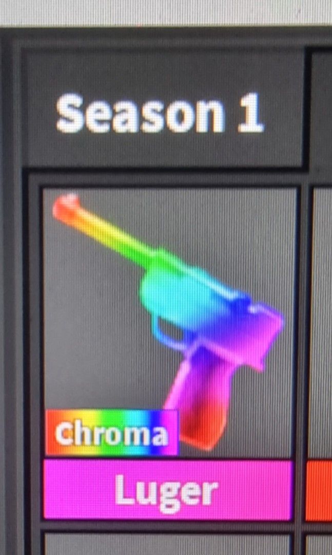 Chroma Luger Gun, Trade Roblox Murder Mystery 2 (MM2) Items