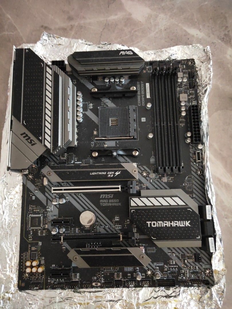 MSI B550 motherboard, Computers & Tech, Parts & Accessories, Computer