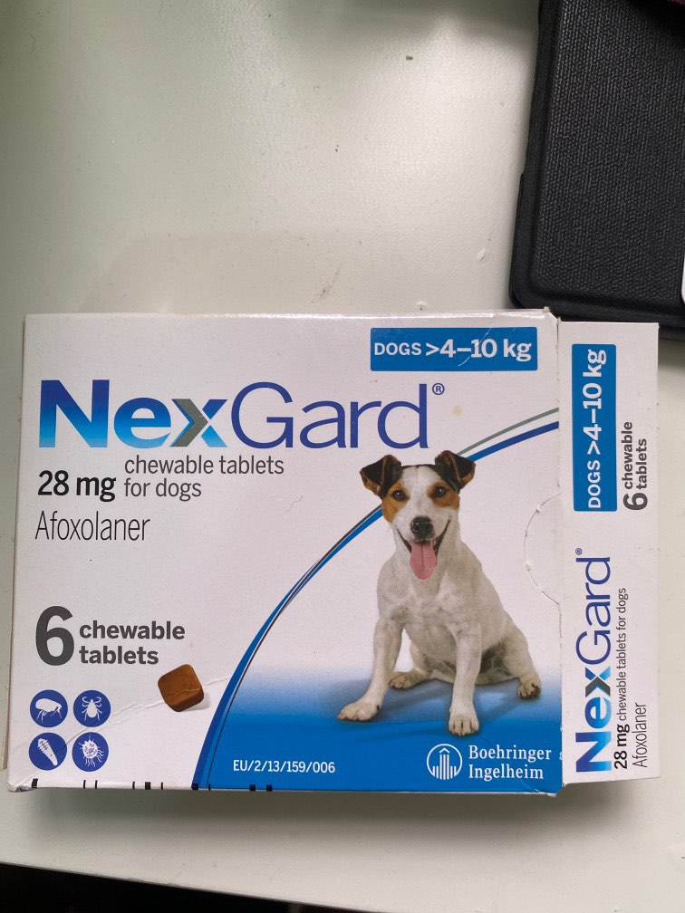 Nexgard 4-10kg, Pet Supplies, Health & Grooming on Carousell