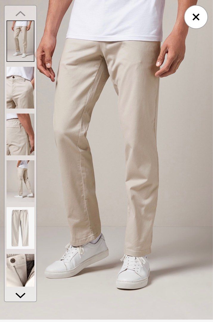 Buy Navy Blue Skinny Fit Stretch Chino Trousers from Next USA