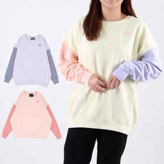 NIKE NSW HOODIE PASTEL 馬卡龍 藍莓 草莓色 毛巾底 刺繡 拼接 帽T 女款