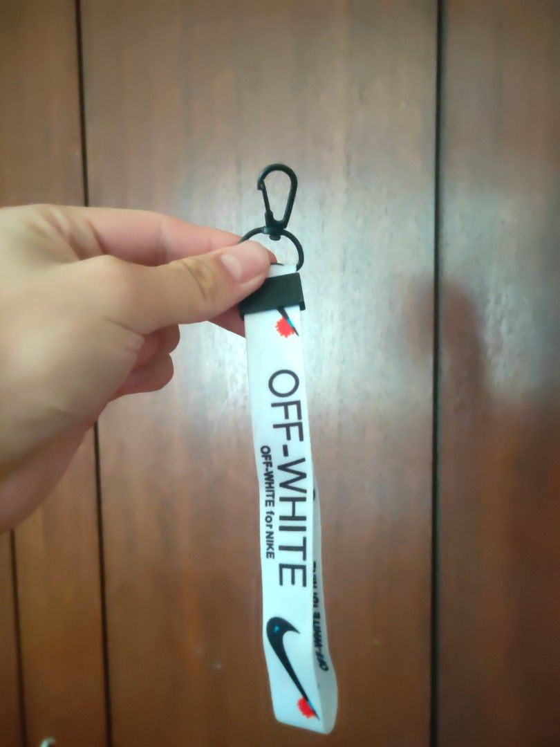 White nike keychain hotsell