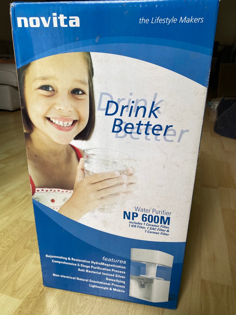 Novita Water Purifier NP 600/602M, TV & Home Appliances, Kitchen