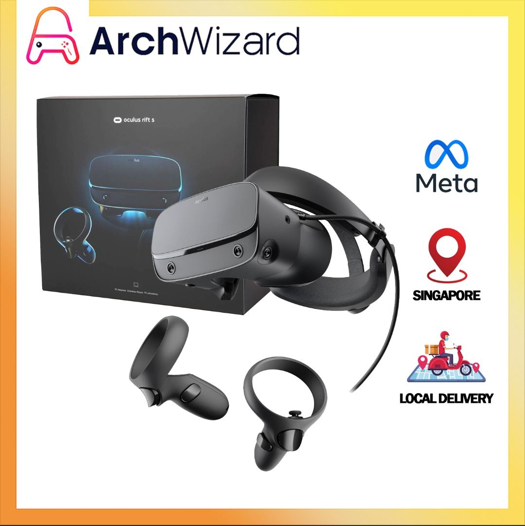 Oculus 78011328 Rift S Powered VR Gaming Headset Black