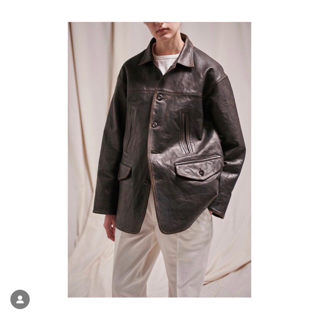 OLD JOE HORSE-HIDE DURABLE COAT レザーカーコート（OLD JOE