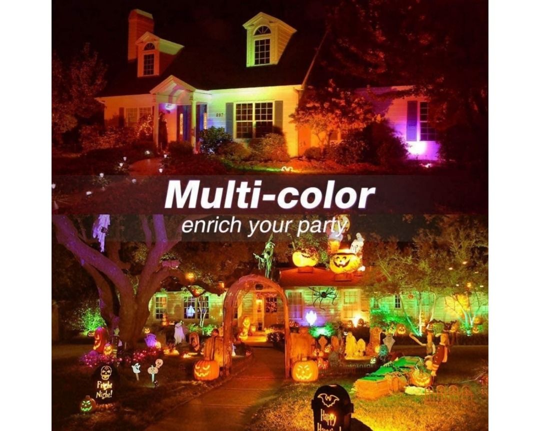 Onforu Pack 35W LED Colour Floodlights, Dimmable RGB Floodlight with  Remote Control, Outdoor IP66 Waterproof Color Changing Flood Lights with 16  Colors, Modes for Stage, Garden, Landscape, Party (UK plug),