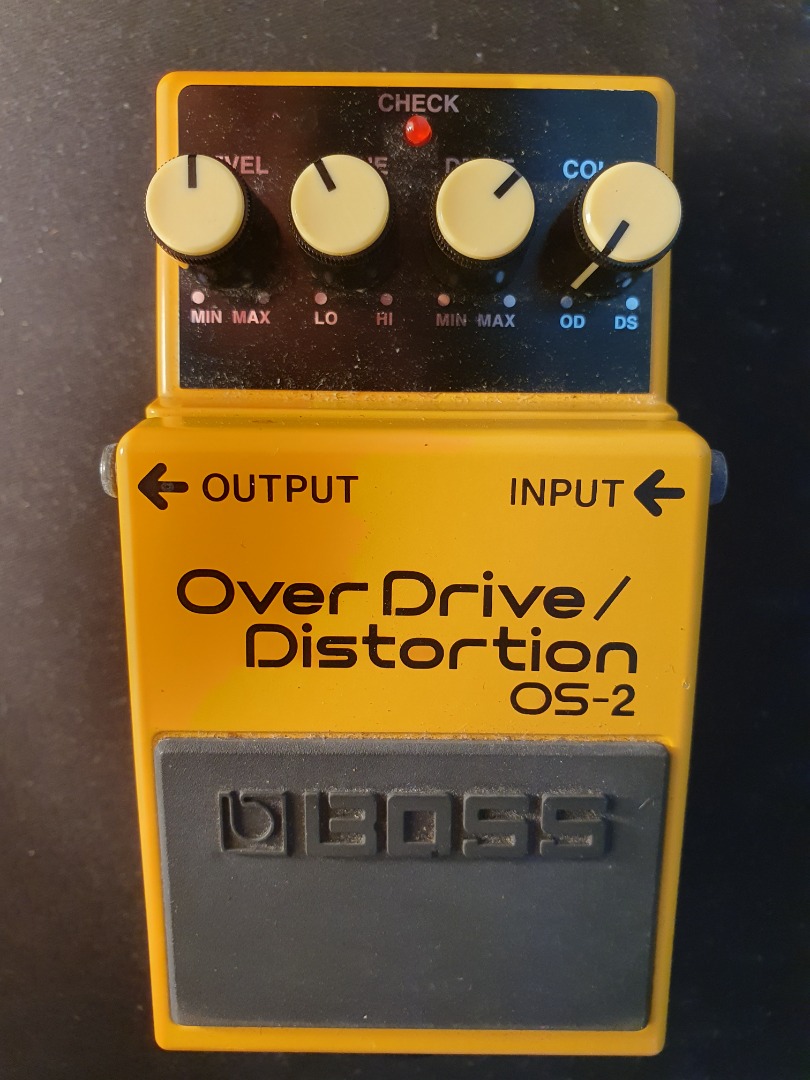 Overdrive & Distortion Pedal. Boss OS2, Hobbies & Toys, Music & Media