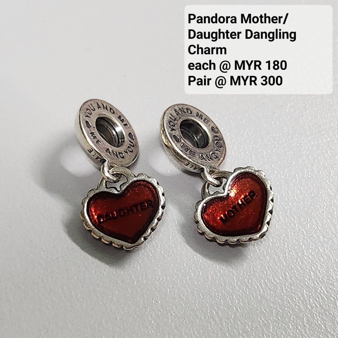 Pandora mother daughter online charm red