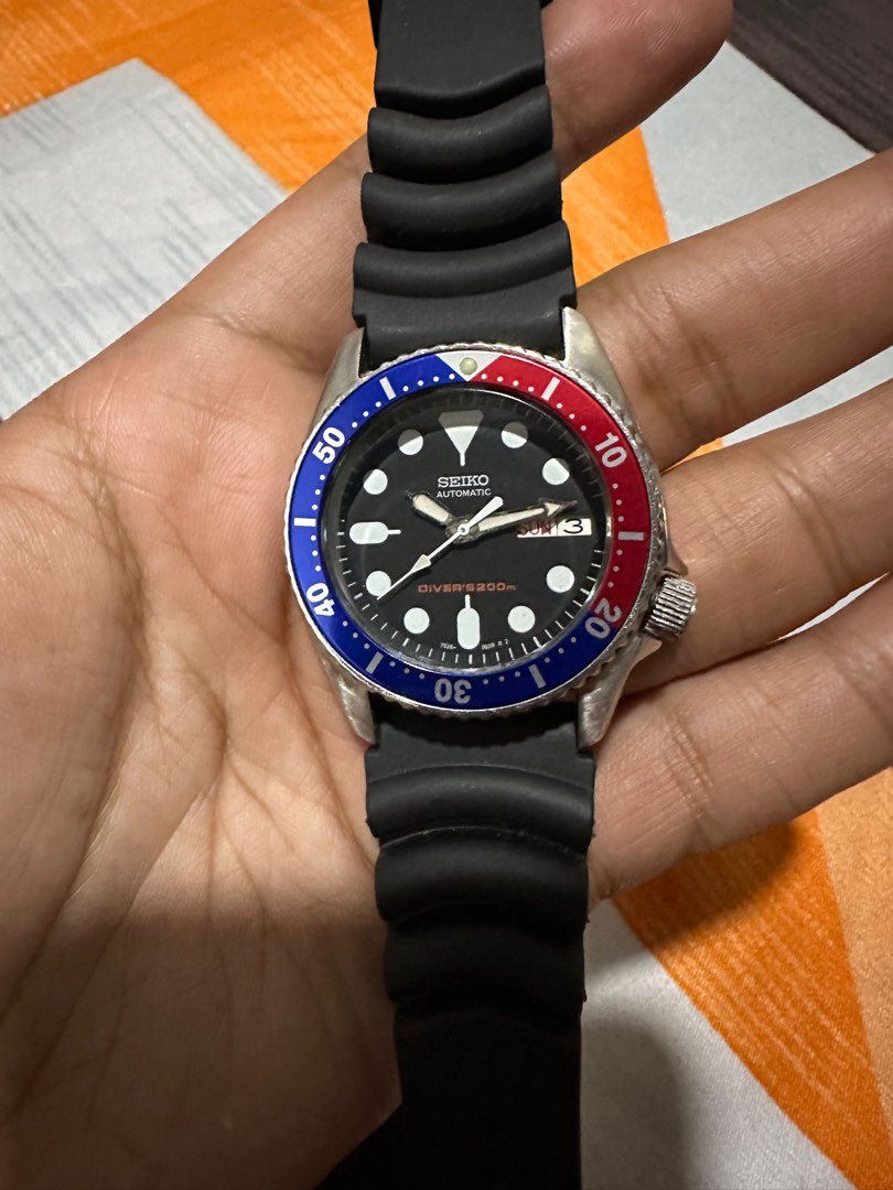 Pepsi Seiko Diver's men's watch strap ⌚️, Men's Fashion, Watches &  Accessories, Watches on Carousell