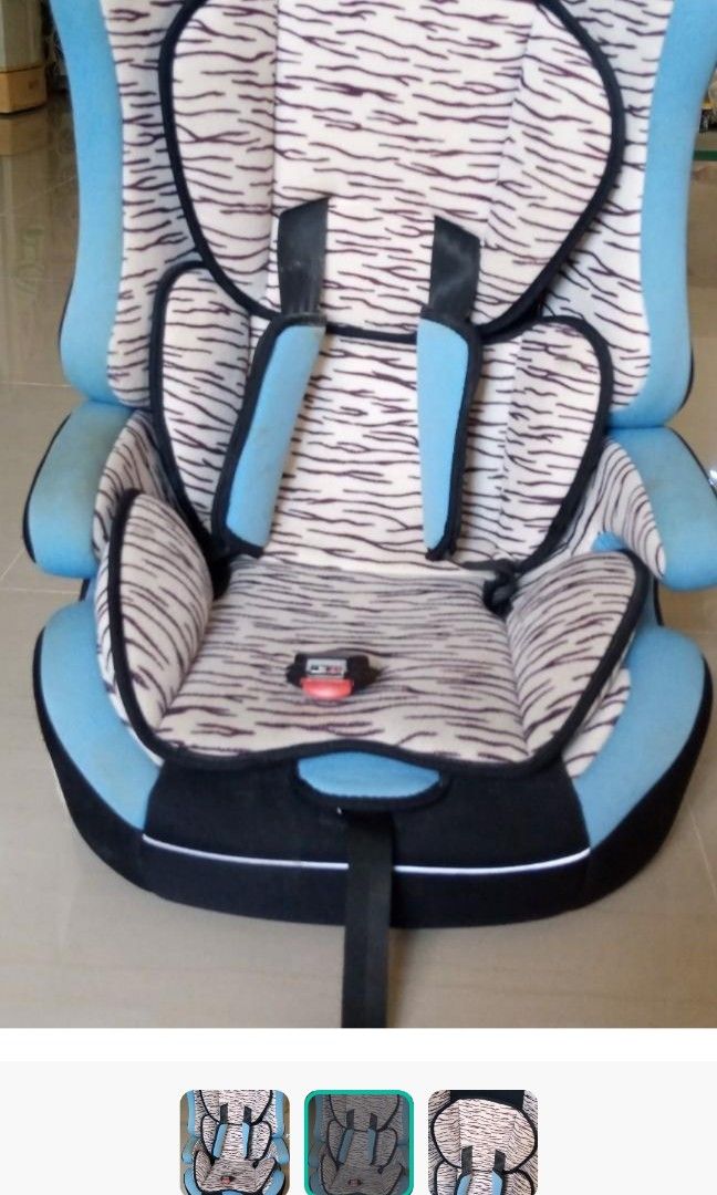 Picolo Car Seat (Category: Car Seats) located in Rizal. Submitted by allaboutbeautythings (Listing ID 1200793649, Image 2). Description: Original Picolo Car Seat. Blue with Zebra design 1- 5 years old.
