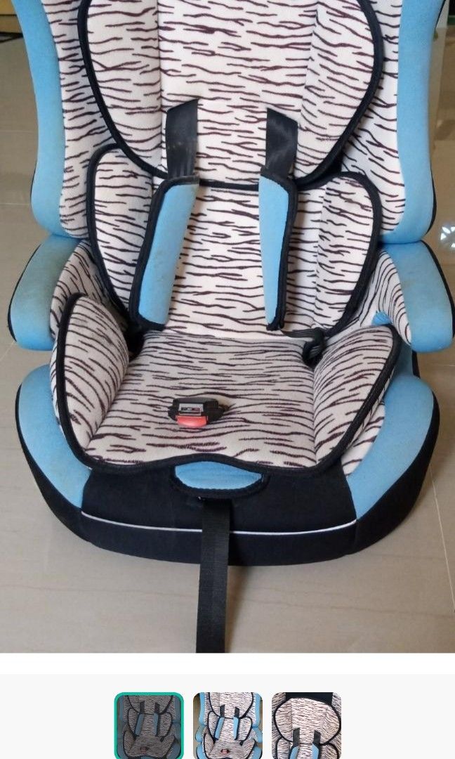 Picolo Car Seat (Category: Car Seats) located in Rizal. Submitted by allaboutbeautythings (Listing ID 1200793649, Image 1). Description: Original Picolo Car Seat. Blue with Zebra design 1- 5 years old.