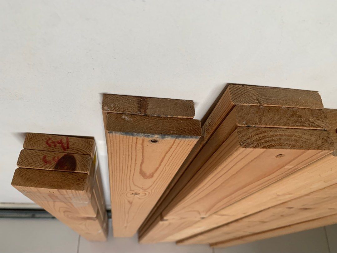 Pine wood planks (IKEA), Furniture & Home Living, Furniture, Other Home