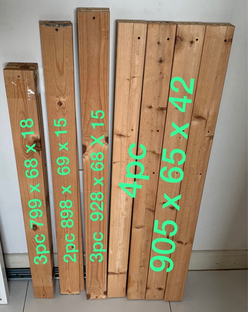 Pine wood planks (IKEA), Furniture & Home Living, Furniture, Other Home