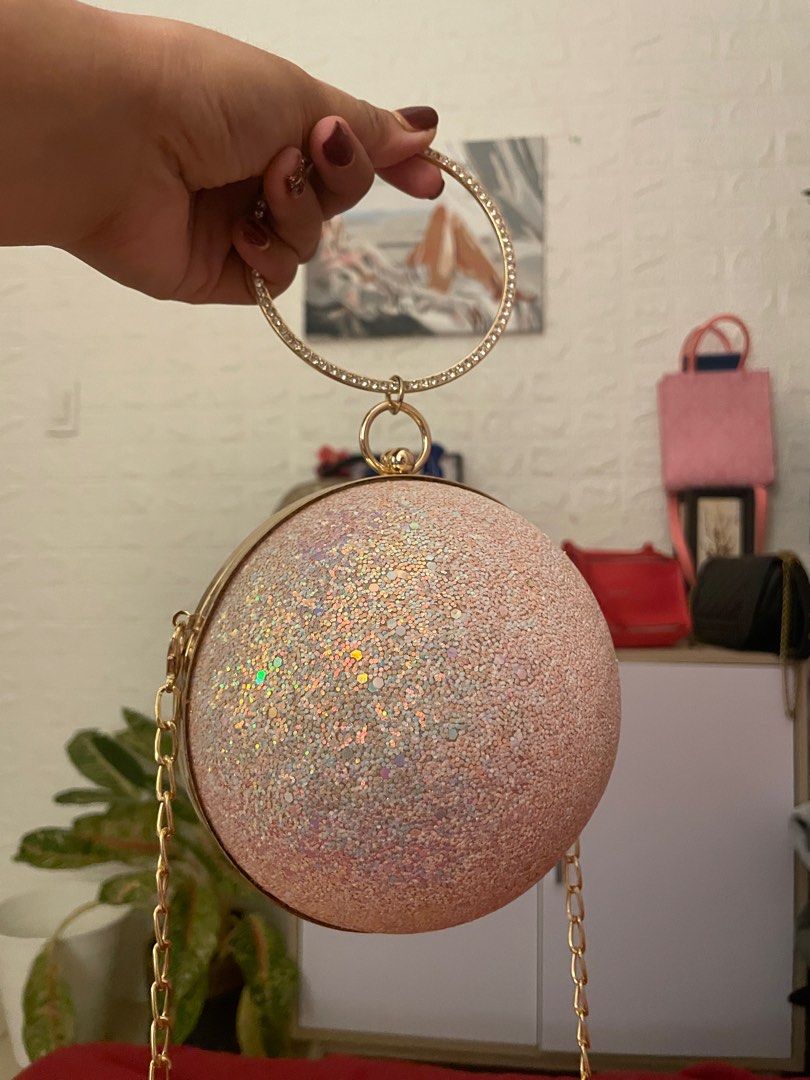 Glitter ball hotsell purse