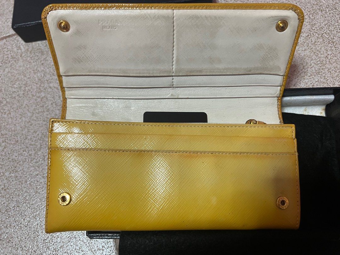 Prada Wallet, Luxury, Bags & Wallets on Carousell