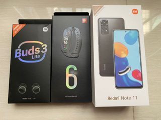 Preloved paket Xiaomi, Redmi note 11 Mi band 6 Buds 3 lite