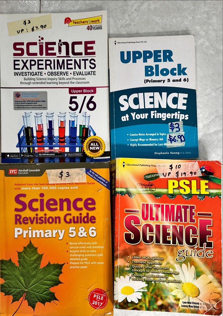 PSLE Sciences, Hobbies & Toys, Books & Magazines, Textbooks on Carousell