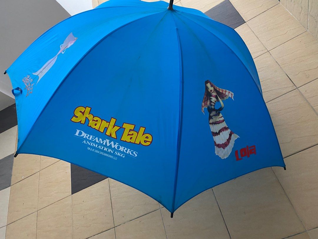 Quality Blue umbrella shark tale (Free if buy something), Hobbies