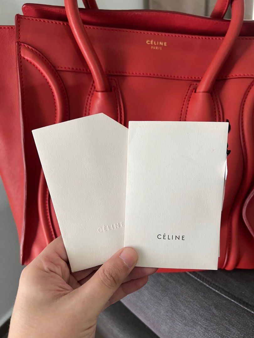 Celine mini luggage discount handbag