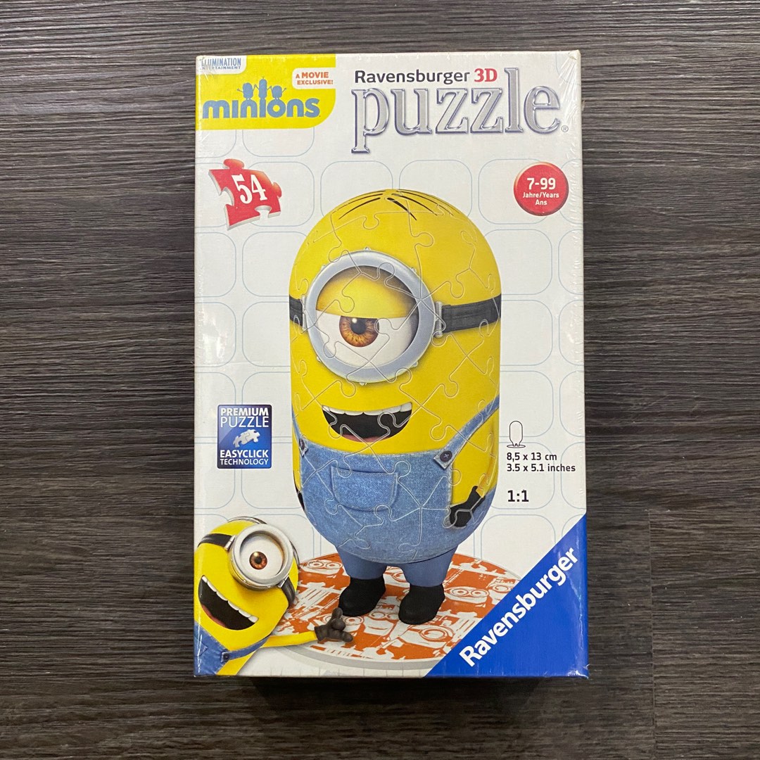 Ravensburger Minions 3D Puzzle, Hobbies & Toys, Toys & Games on
