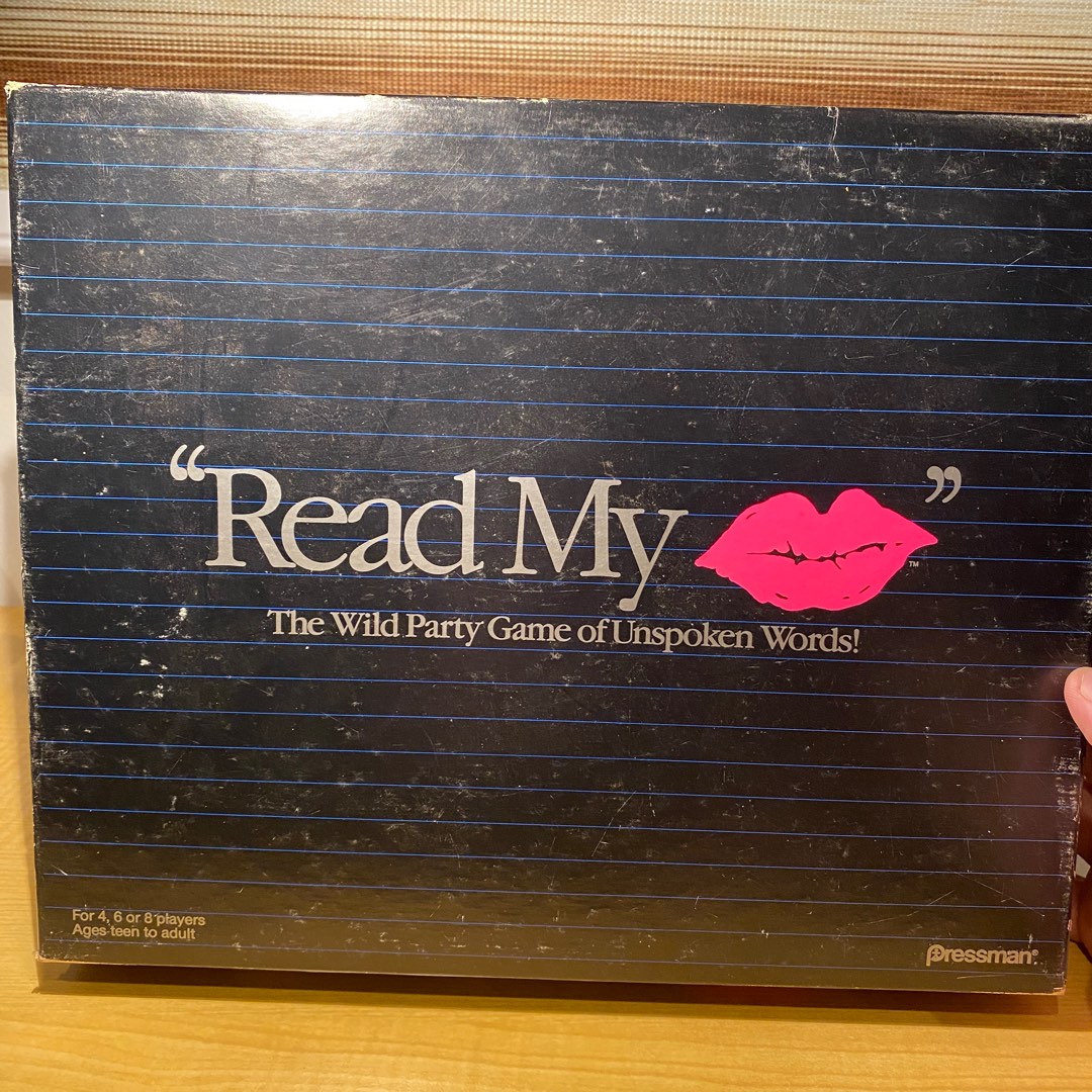 Ready my lips board game vintage 1990, Hobbies & Toys, Toys & Games on