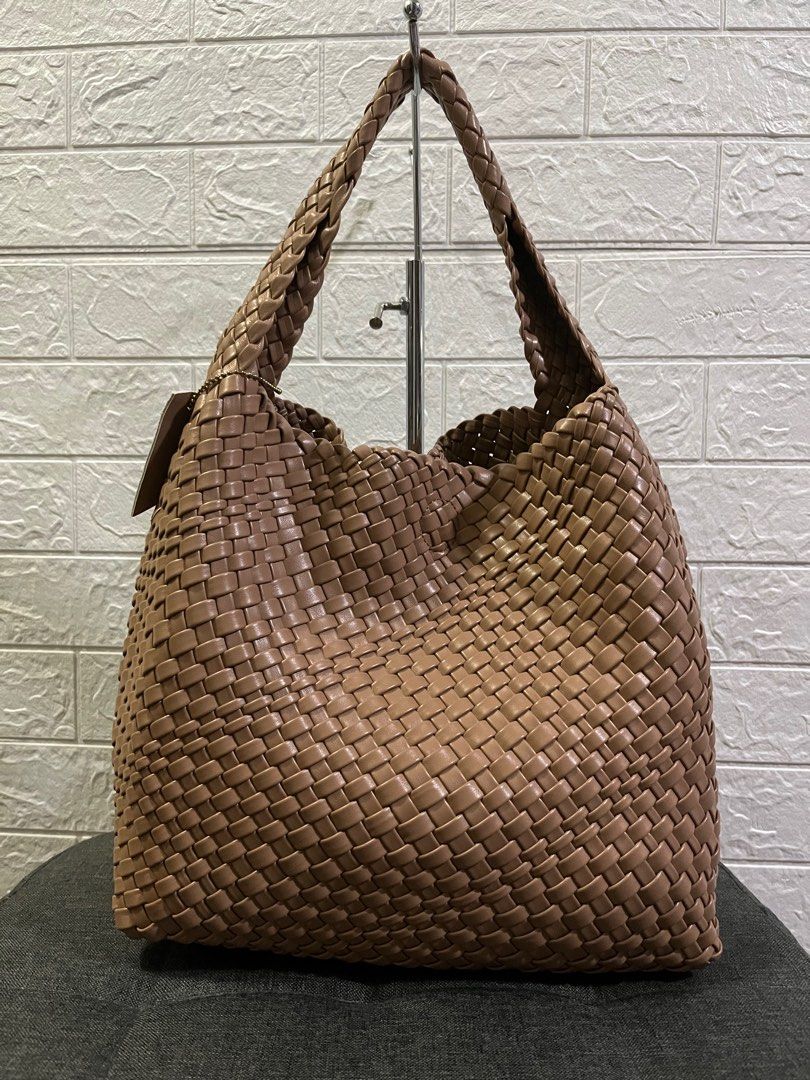 Real Leather Weaved Hobo bag Women s Fashion Bags Wallets