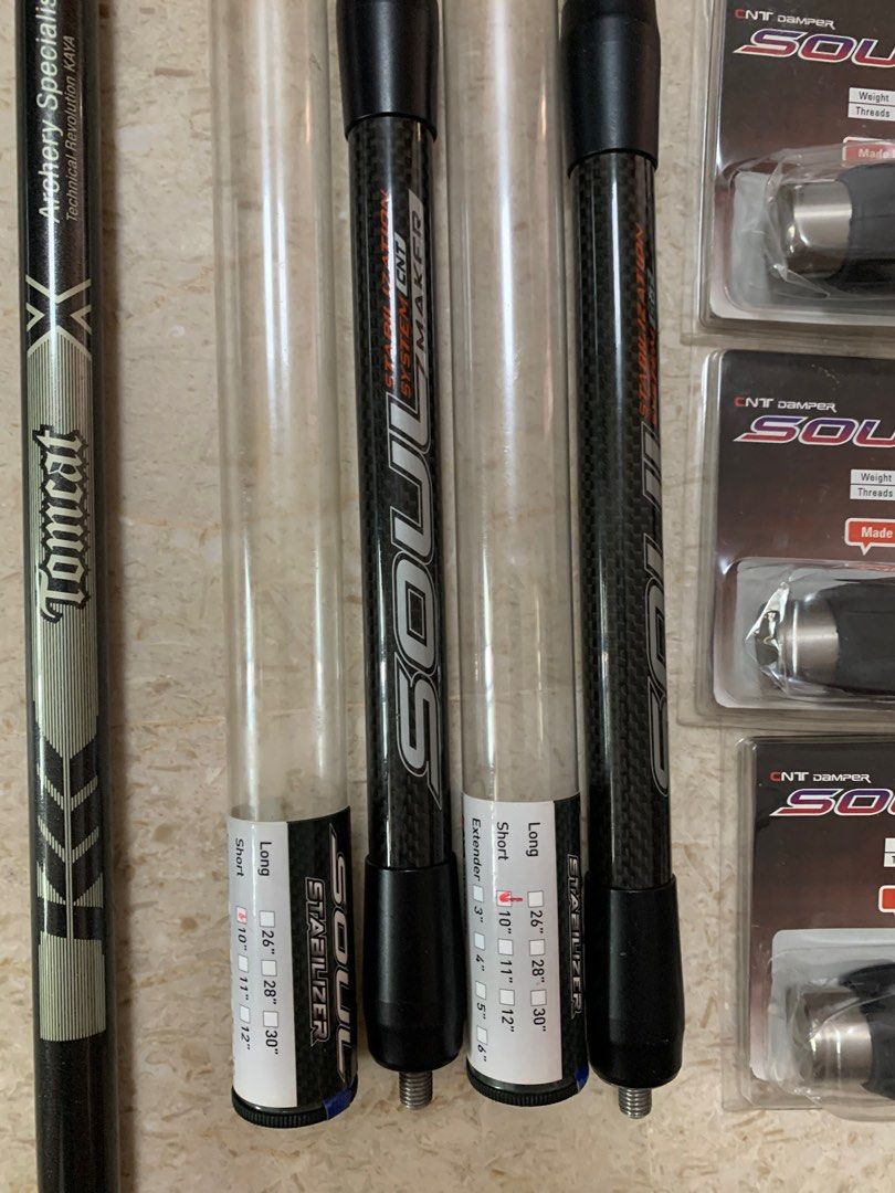 Recurve Bow Stabilizers (Full Set), Sports Equipment, Other Sports