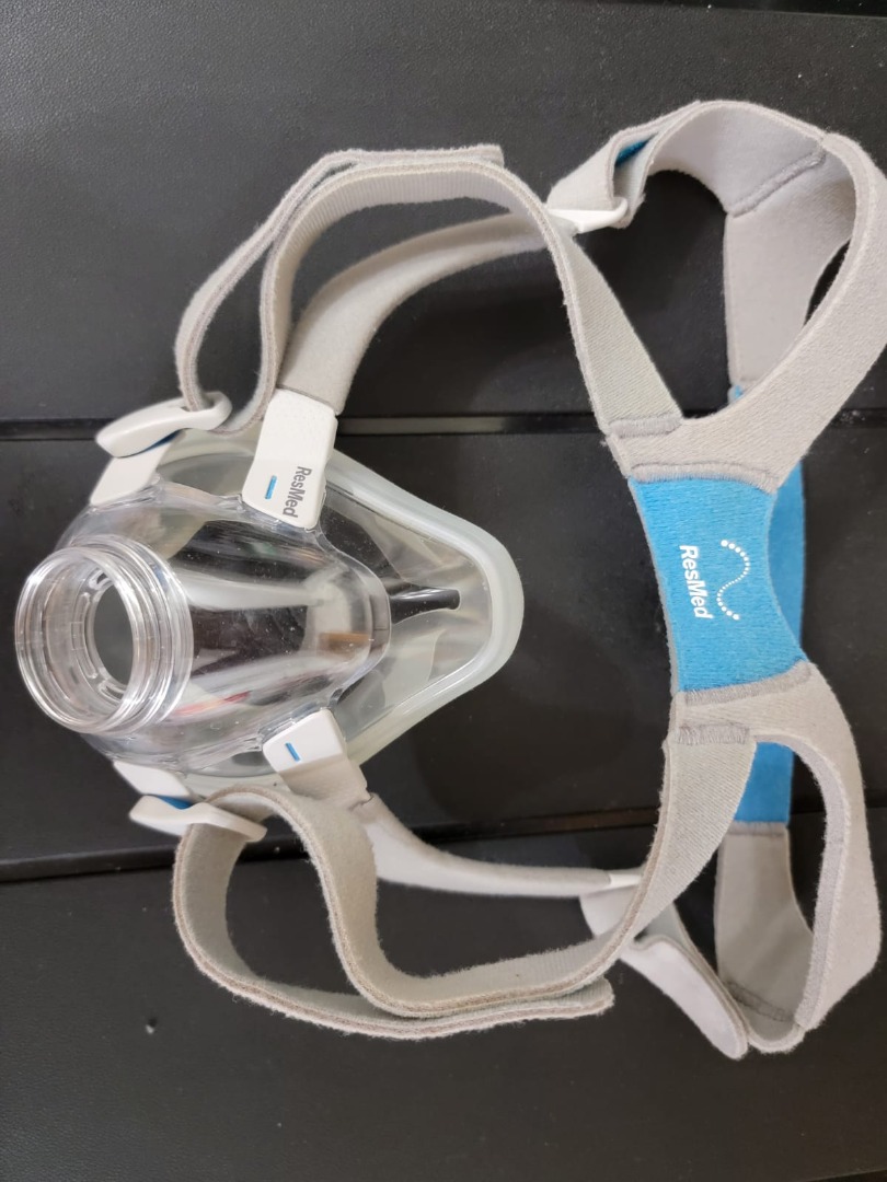 ResMed瑞思邁AirFit™ F20 全面罩一套連頭帶-睡眠呼吸機專用鼻罩(M Size