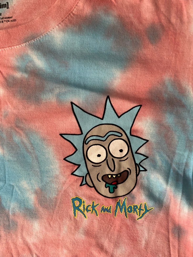 rick and morty tie dye shirt