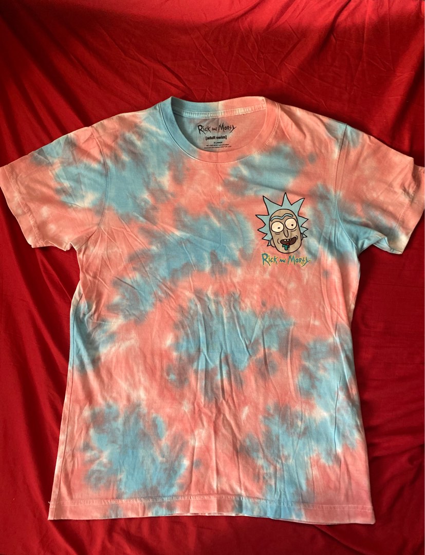 rick and morty tie dye shirt