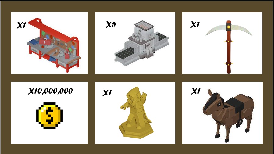 Roblox islands ADVANCED Pack [FREE DV TROPHY WORTH 40 MIL], Hobbies