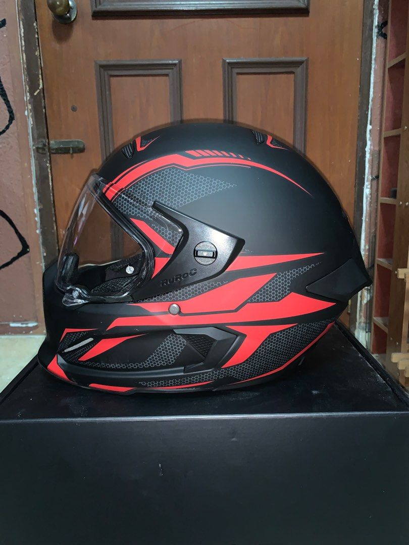 Ruroc Riot Hellfire Helmet with Intercom Motorcycles Motorcycle