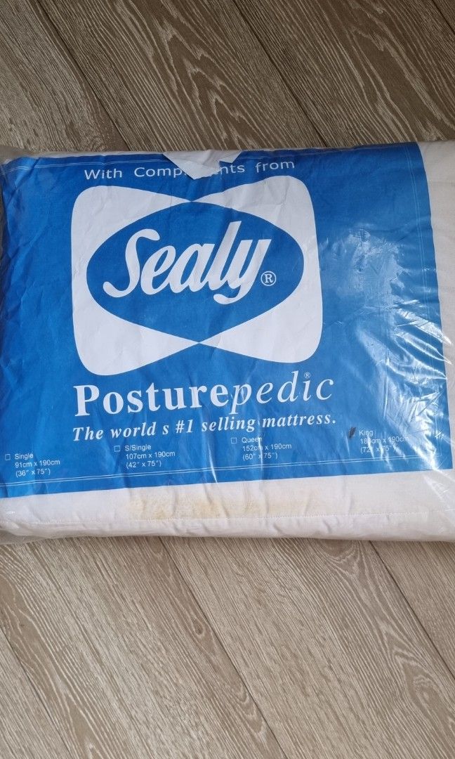 Sealy King size protector, Furniture & Home Living, Furniture, Bed
