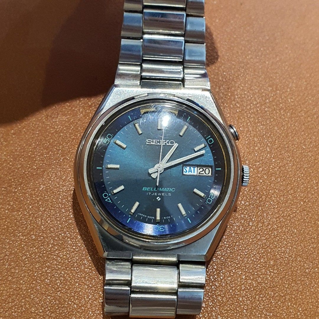 Seiko Bell-Matic 4006-6100T Automatic Watch, Luxury, Watches on Carousell
