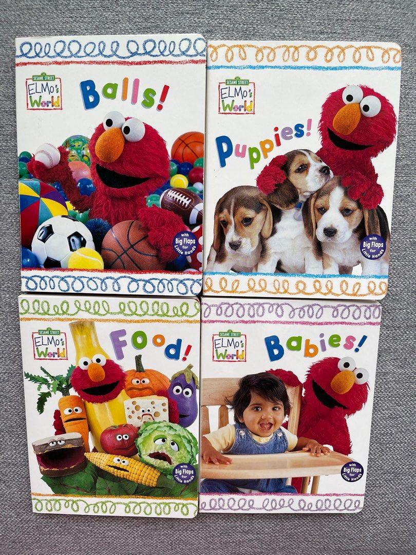 Sesame Street Elmo world, Hobbies & Toys, Books & Magazines, Children's