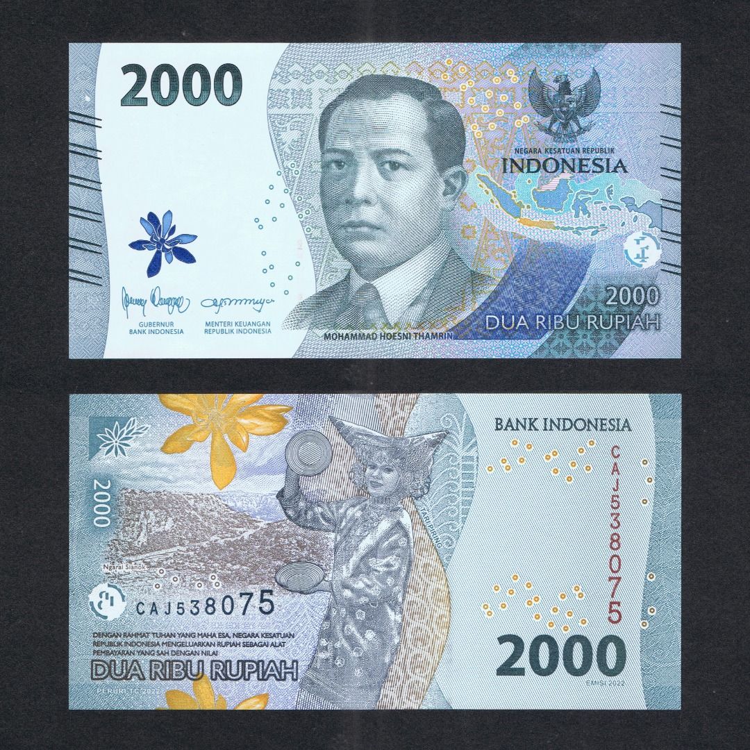 Indonesia Banknote Set 2022 Indonesia 5000 Rupiah 2022, UNC, 20 Pcs LOT,  P-New Design – Fortumor Indonesian Coin