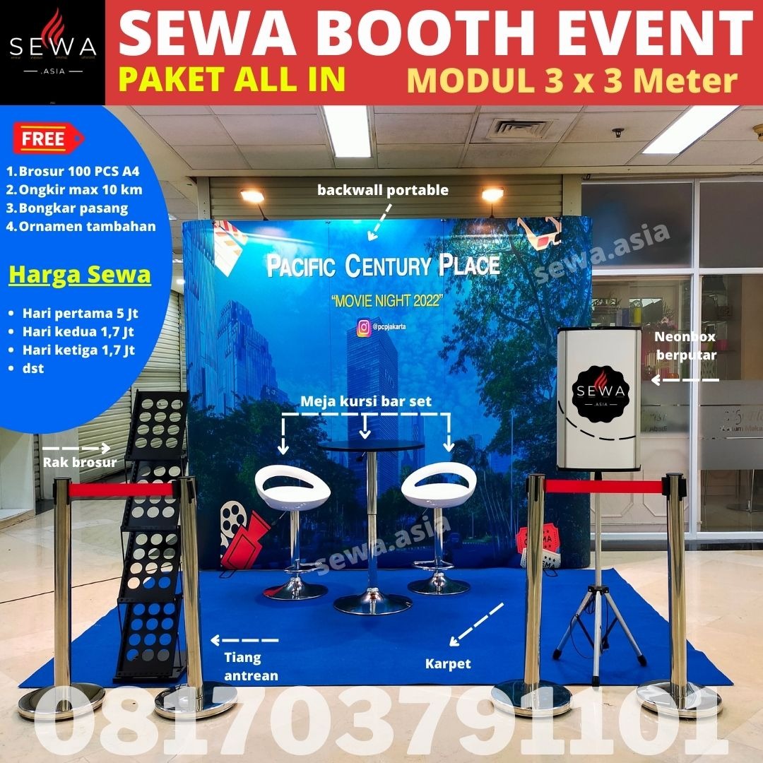SEWA BOOTH EVENT JAKARTA BOOTH PORTABLE MURAH Jasa Lainnya Di 