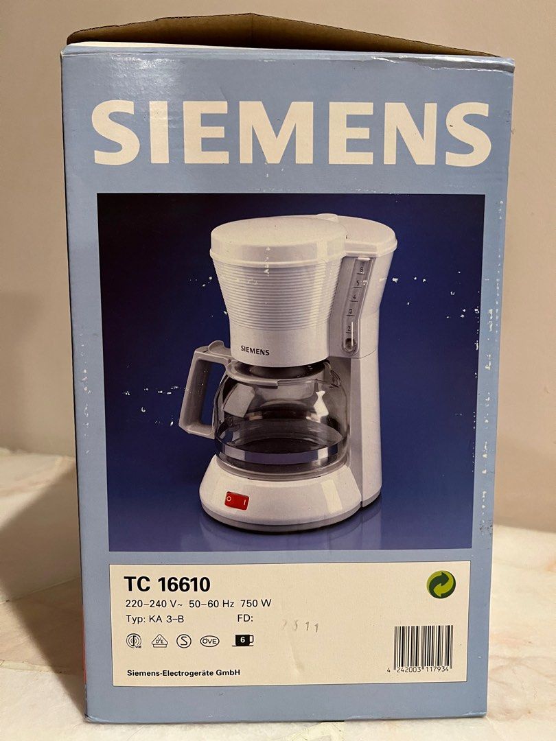 Siemens Coffee Maker, TV & Home Appliances, Kitchen Appliances, Coffee ...