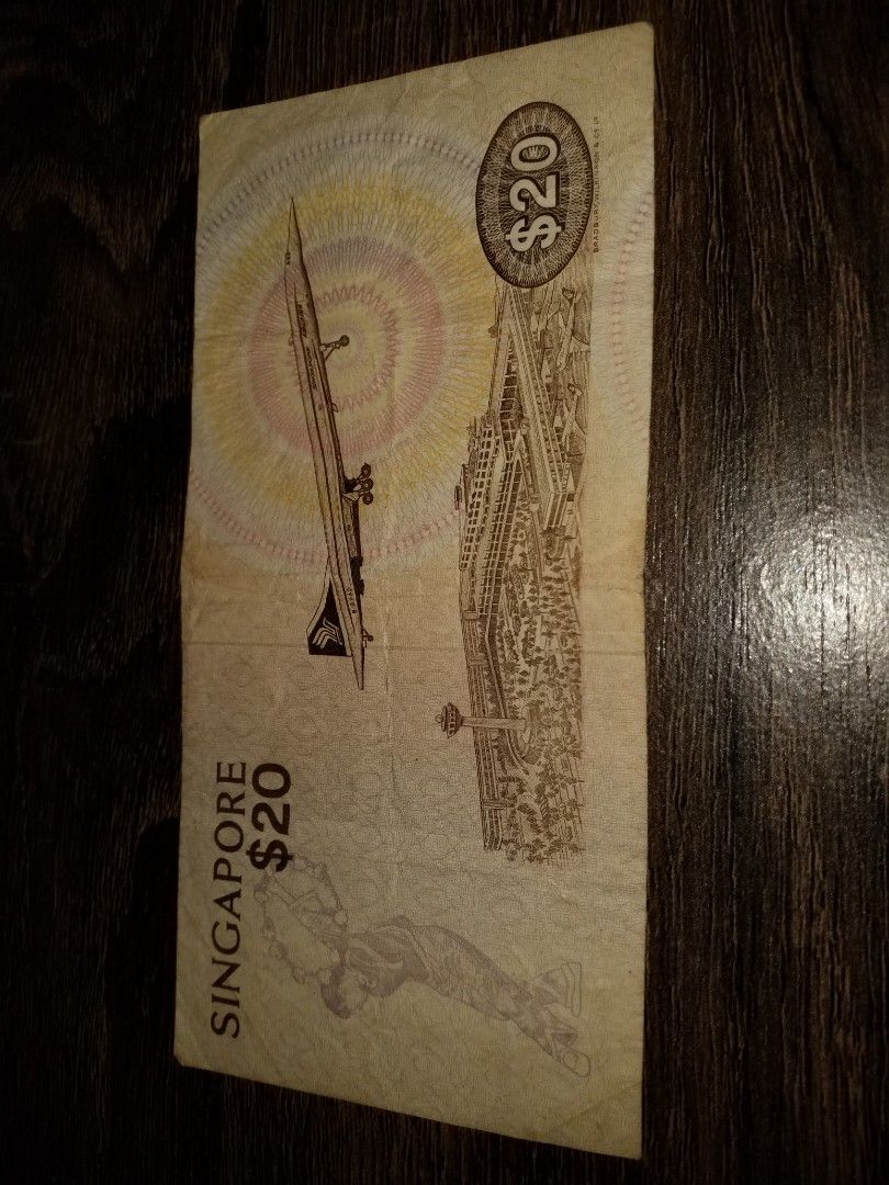 Singapore bird $20 banknote Hobbies Toys Memorabilia Collectibles