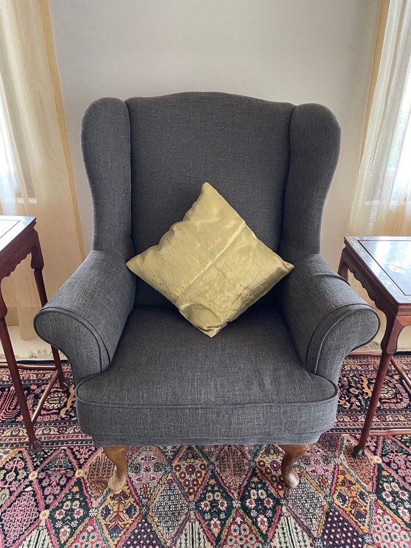 Single seater, wing chair, arm chair, Fella Design, Furniture & Home