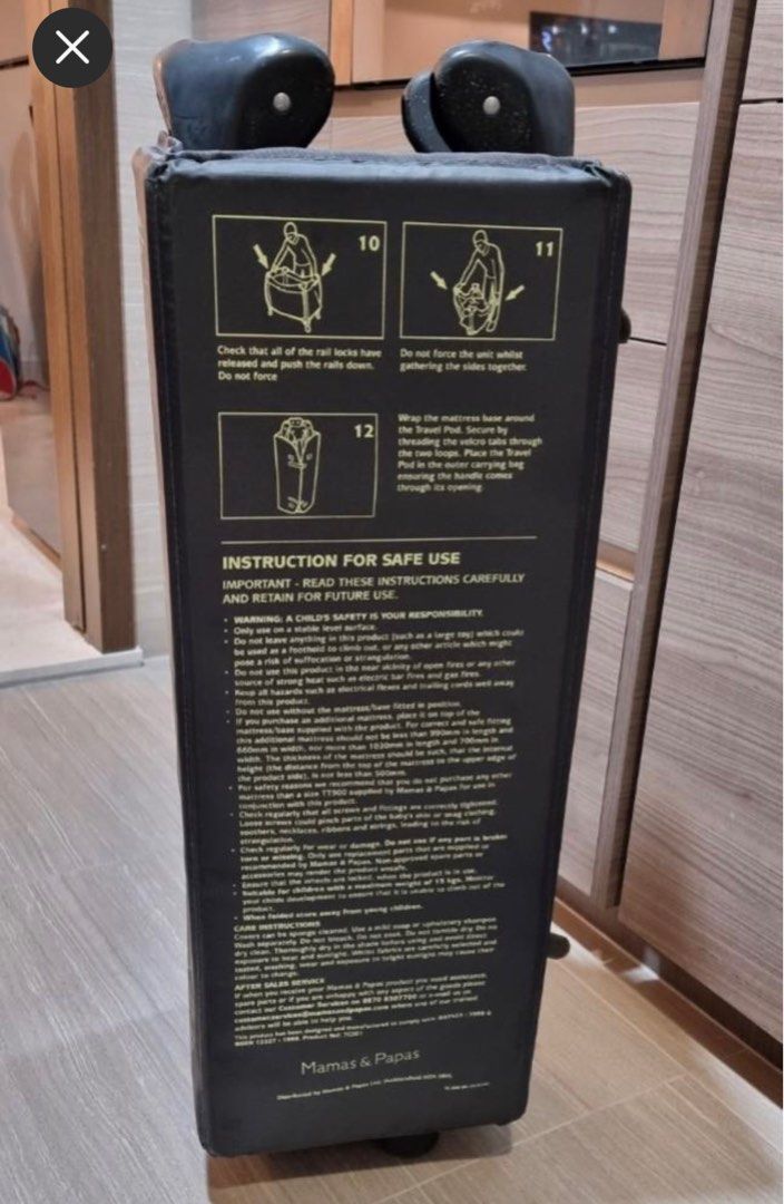 Sleep Travel Cot Mamas & Papas, Babies & Kids, Baby Nursery & Kids